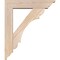 Ekena Millwork Olympic Traditional Smooth Bracket w/ Offset Brace, Douglas Fir, 5 1/2"W x 22"D x 26"H BKT0604X22X26OLY01SDF - alternate 3